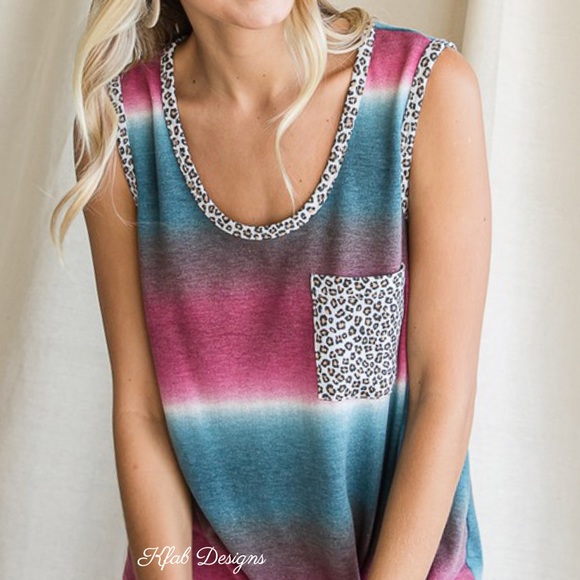 ❤️LAST 1 Animal Print Contrast Super Soft Knit Top - Picture 9 of 9